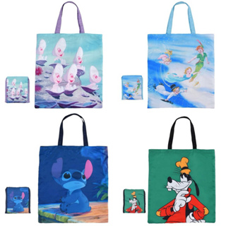 迪士尼可收納購物袋、環保袋💝：牡蠣寶寶、彼得潘、史迪奇、高飛環保袋。nayo日本迪士尼代購