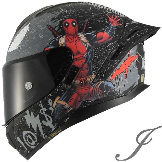 MESUCA 麥斯卡 M601 彩繪 Deadpool 死侍 聯名 全罩安全帽 正版授權