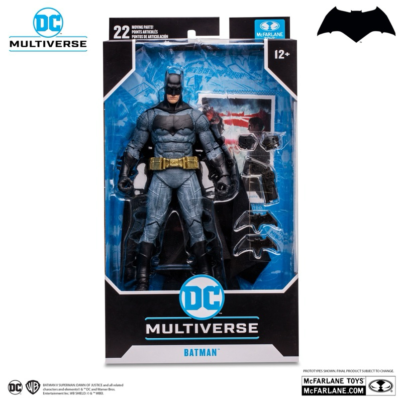 現貨 麥法蘭 麥克法蘭 蝙蝠俠對超人：正義曙光 班艾佛列克 蝙蝠俠 7寸可動模型