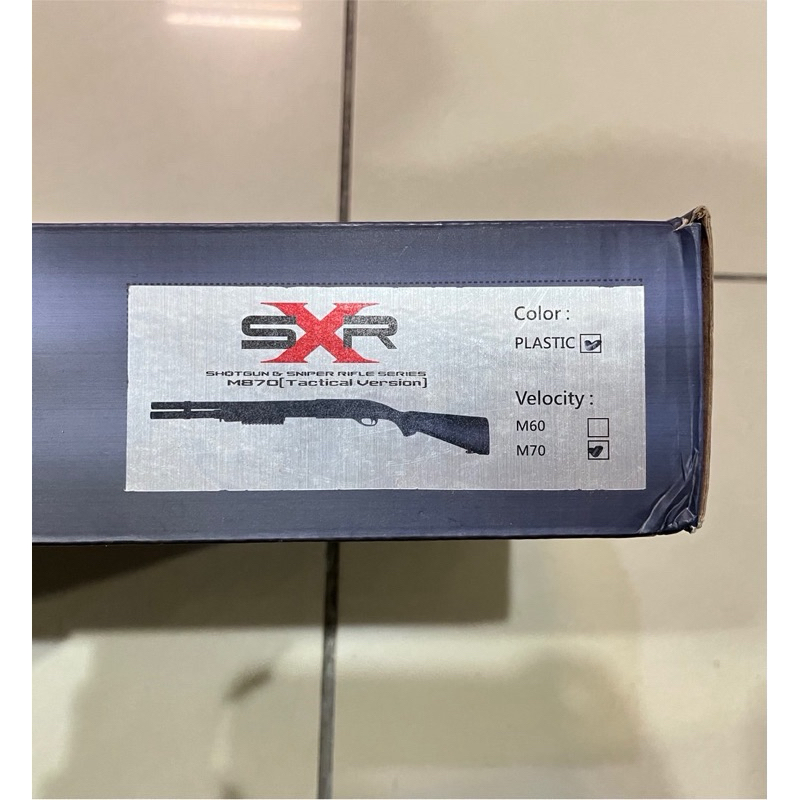 [二手]A&K SXR-004 槍形狀的塑膠模型玩具 BB彈