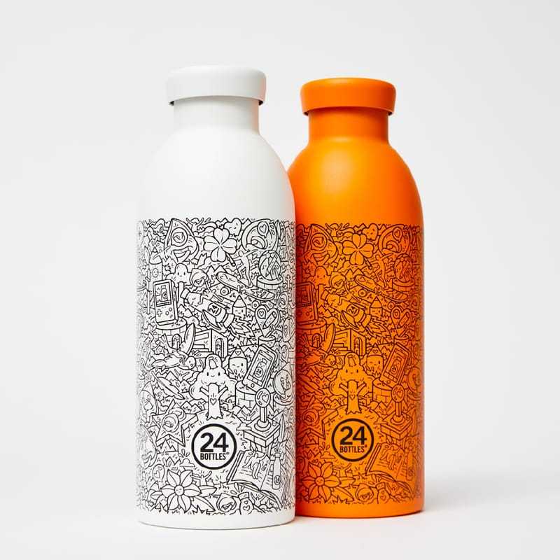 【現貨】義大利 24BOTTLES 不鏽鋼雙層保溫瓶 500ml (限量聯名款 FRA! 橘) 不鏽鋼水瓶 環保水瓶