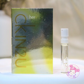 Calvin Klein 卡文克萊 喜歡你女士 IN2U for Her 淡香水 2ml 全新 原版試管香水 隨身噴瓶
