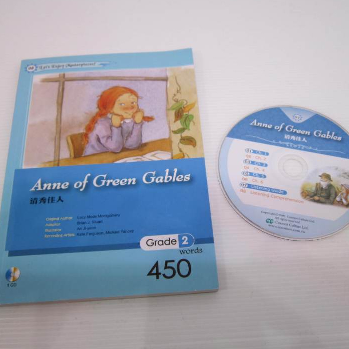 「二手書」(附CD) 清秀佳人 Anne of Green Gables Grade 2 寂天 Cosmos 450w