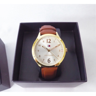 全新 TOMMY HILFIGER 1781802 焦糖色真皮錶帶 38mm 女錶 手錶 腕錶-