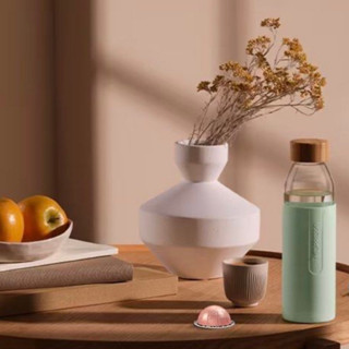 【賣場多件享優惠 】 Nespresso 全新冰萃夏日風格水瓶/玻璃隨行杯/薄荷綠/冷水壺 500ml