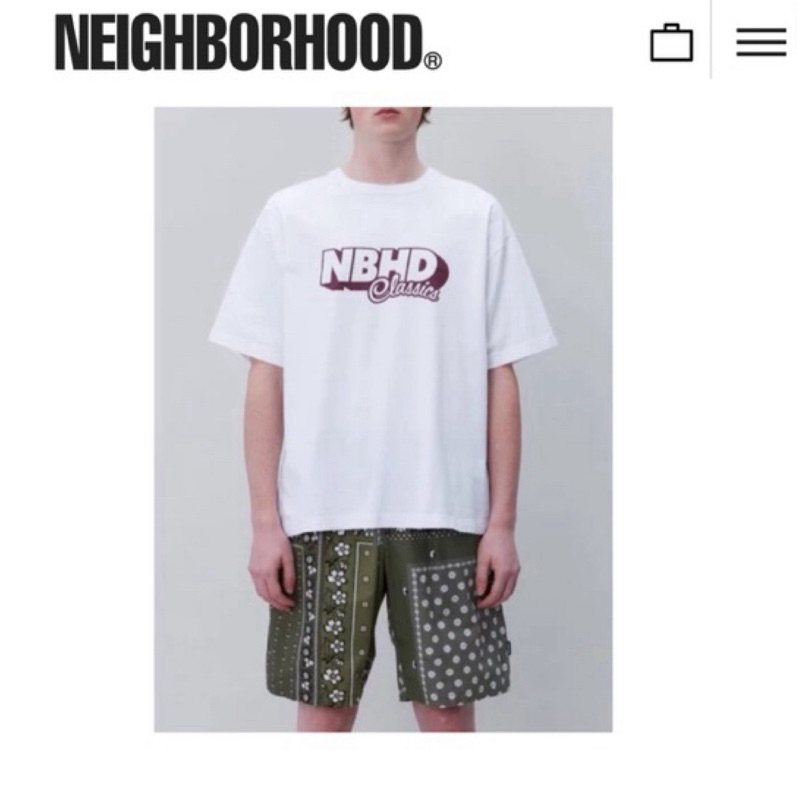 NEIGHBORHOOD NH-8 C-TEE 夏季新品 潮流 Nbhd 短袖T恤 22SS塗鴉字母