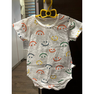 🌟二手童裝👶 韓系平價服飾-彩色笑臉包屁 (已售出)