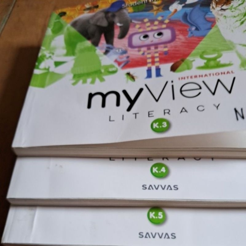 myview教材K3K4K5小班至大班二手分售註明單本200元