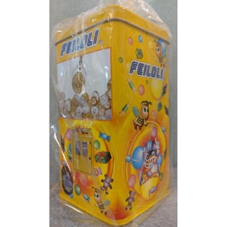 網路熱賣商品FEILOLI飛絡力聯名款娃娃機造型金屬存錢筒9x9x17cm