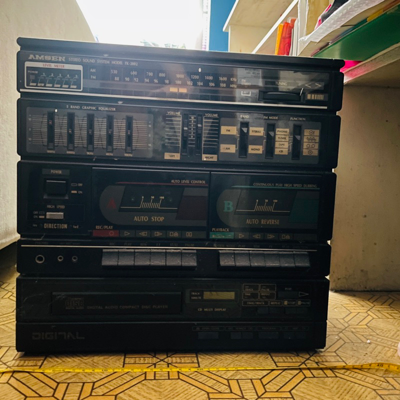 復古音響卡帶播放機拍攝道具懷舊蒐藏收藏音響音箱組