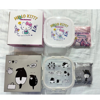 玻璃餐盒HELLO KITTY 輕量篷篷咖波包 毛怪 暖手枕 卡娜赫拉郵差包 converse旅行收納包 夢時代 來店禮