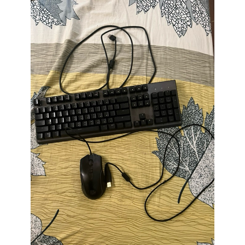 coolermaster青軸機械鍵盤+電競滑鼠