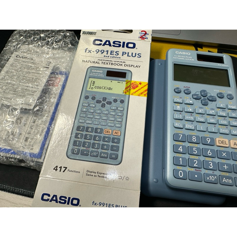 【CASIO】FX-991ES PLUS-2 二代12位數 科學型工程型 計算機II 藍