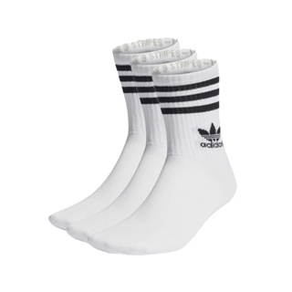 ADIDAS CREW SOCK 3STR 基本款 長襪 男女 白-IJ0733 黑-IL5022 3色-IL5023