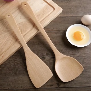 不沾鍋木勺 櫸木鍋鏟 木鏟 飯匙 勺子 鏟子 湯匙 餐具