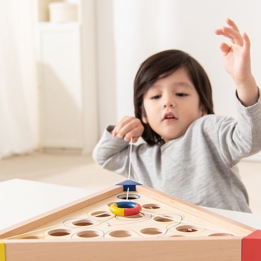 童心園【 goki】 同心協力 4Y+ 木製玩具 木製 教具 幼兒園教具 幼教 球類遊戲 多人遊戲