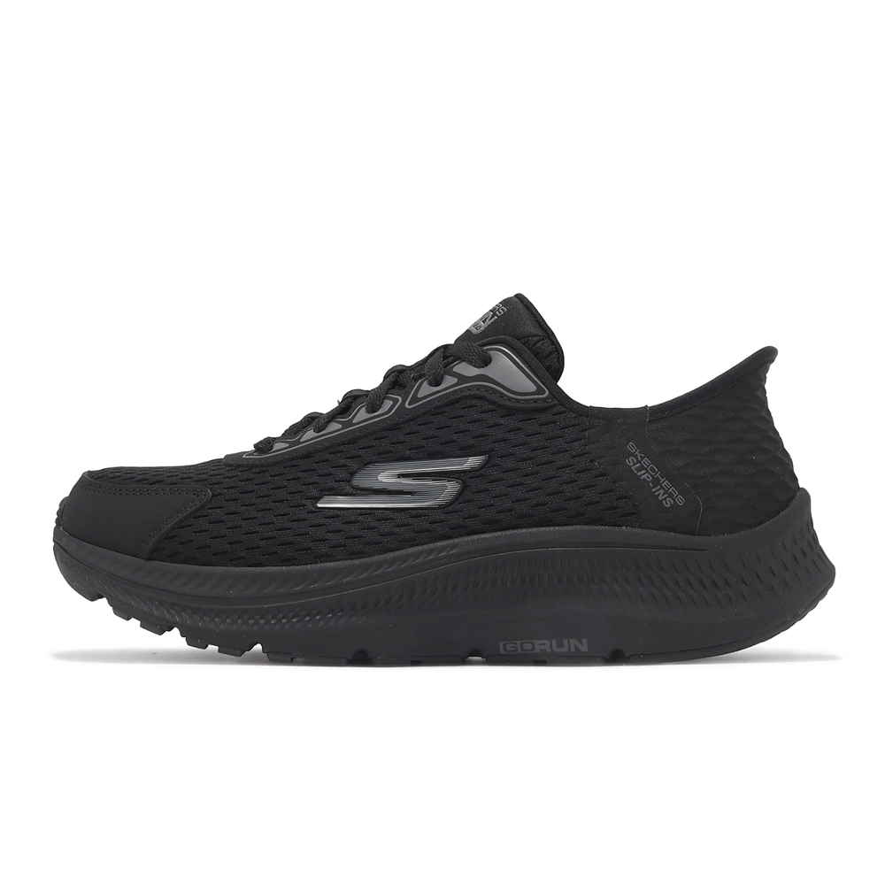 SKECHERS GO RUN CONSISTENT 2.0 女款 寬楦 緩衝 輕量 運動鞋 黑-128615WBBK
