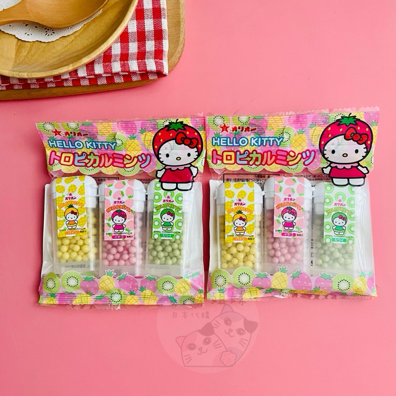 【貓咪姐妹 】日本Hello Kitty 迷你水果糖果 三麗鷗糖果 鳳梨糖果 草莓糖果 奇異果糖果 日本糖果 日本零食