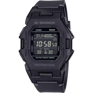 CASIO 卡西歐 G-SHOCK 纖薄時尚未來感藍牙運動電子錶 手錶-黑 GD-B500-1