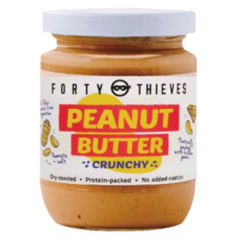 Forty Thieves 100%花生抹醬 顆粒 235g peanut butter