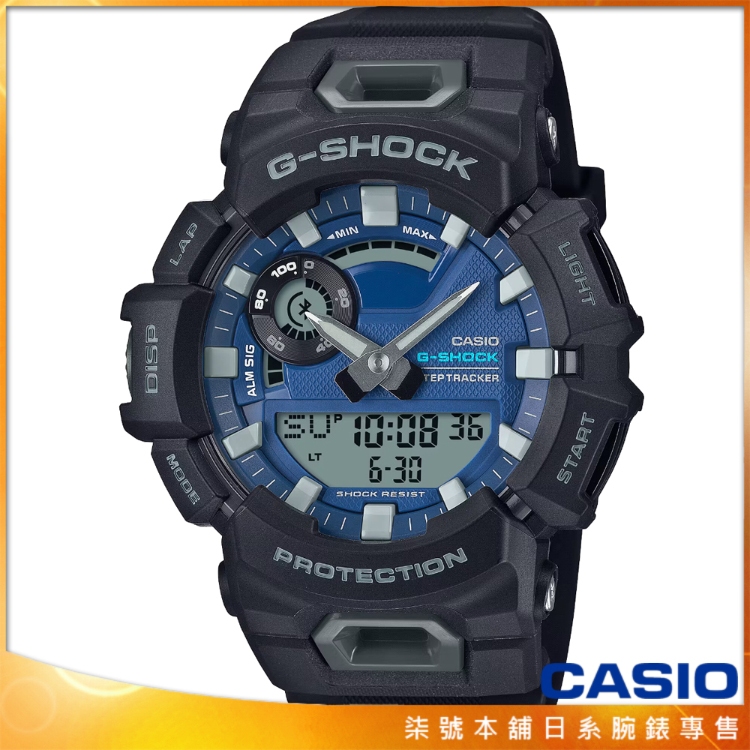 【柒號本舖】CASIO 卡西歐G-SHOCK 藍牙運動潛水電子錶-黑 / GBA-900CB-1A (台灣公司貨)