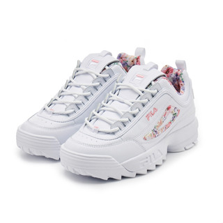 FILA DISRUPTOR II FLOWER 女款 運動 老爹鞋 白-5-C111Y-155