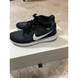 Nike Free Flyknit 4.0 黑色慢跑鞋