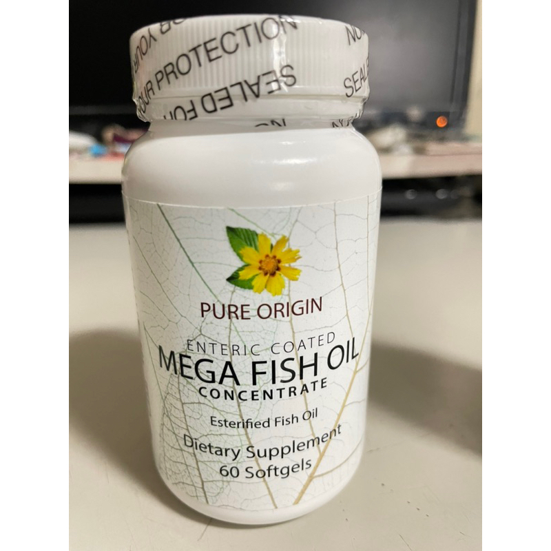 【蓁蓁柑仔店】純益PURE ORIGIN 超級魚油 D3維他命 生物素