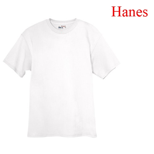 Hanes 5180 Beefy-T經典重磅T恤【白色．男】2XL有黃斑/黃漬