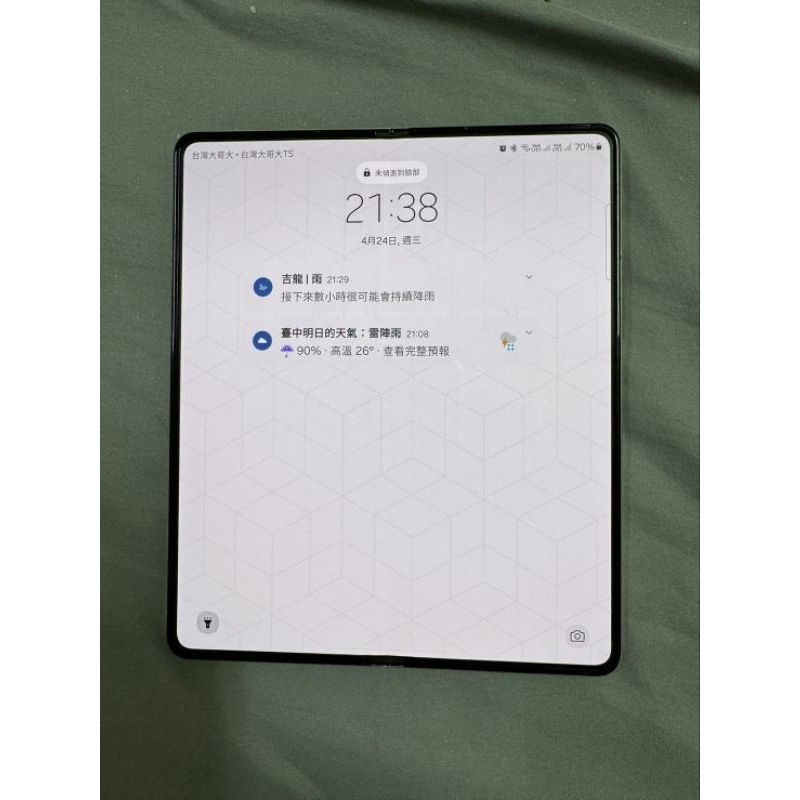 〔二手〕9成9新 白色Samsung Z Fold 5 256g