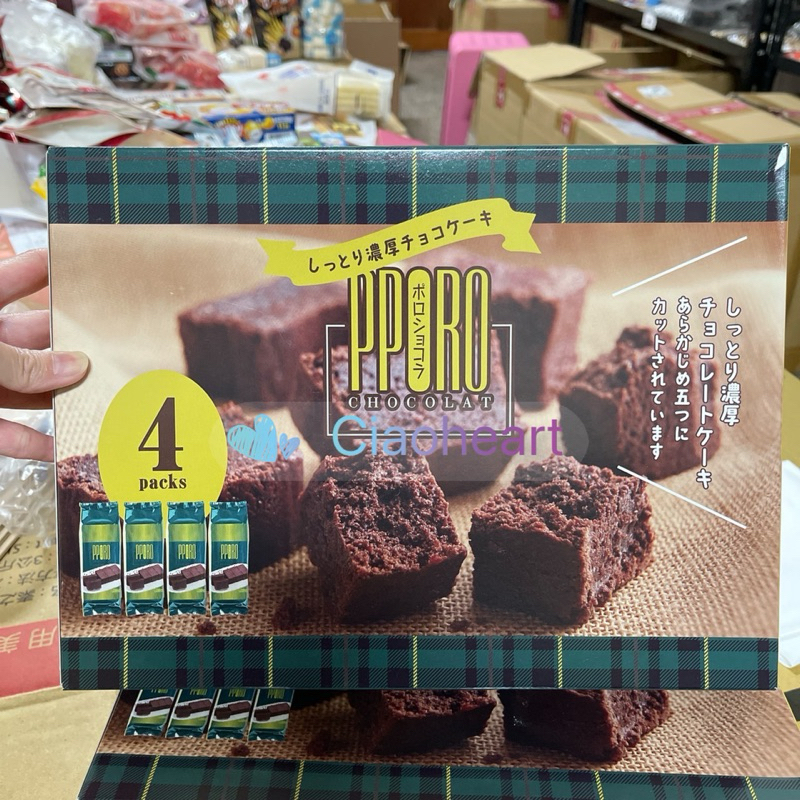 預購》好市多-PPORO濃厚巧克力蛋糕4袋入