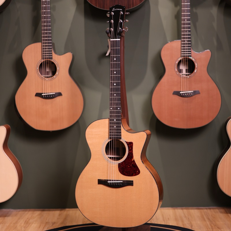 【諾亞樂器】全新 Eastman AC222CE-DLX 西卡雲杉面板 胡桃木側背板 全單板木吉他 電木吉他