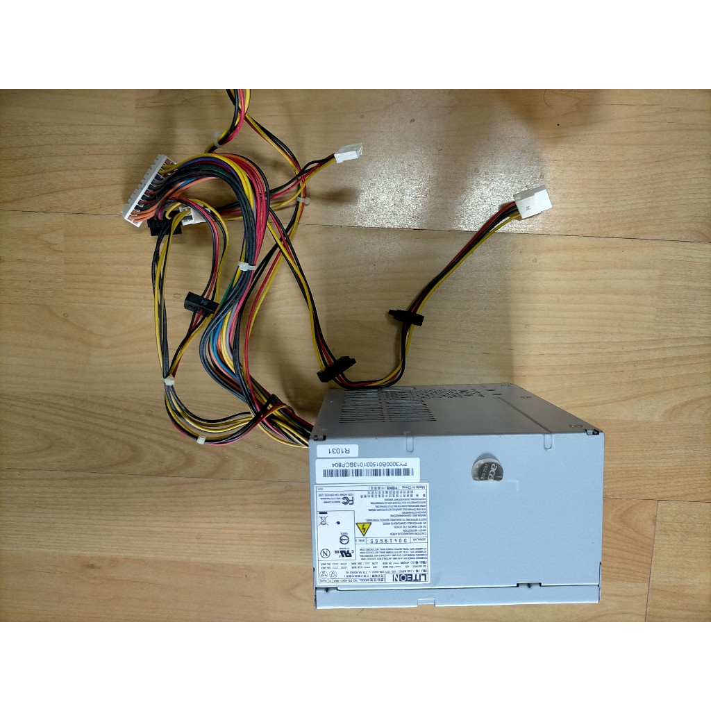 L.電源供應器- LITEON (PS-6301-08A) 300W 12公分風扇 SATA 顯卡 直購價50