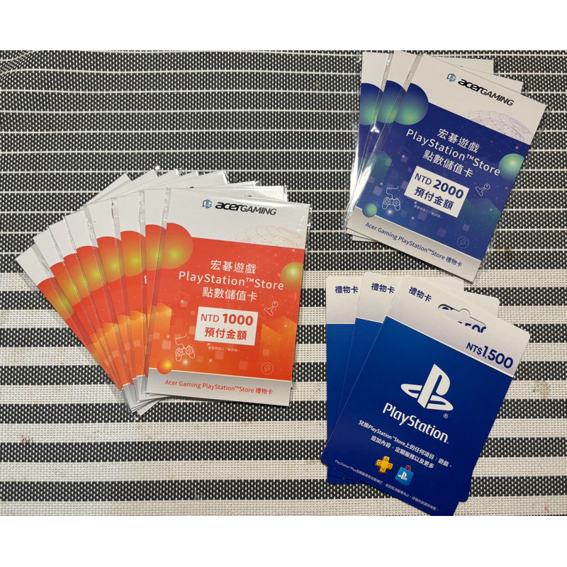 PSN點數 儲值卡 面額九折優惠，PlayStation PS5/PS4 台帳(請先詳閱內文，本月強片劍星 沙漠大冒險)