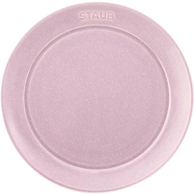 staub「盤子 15 公分雪紡玫瑰」盤子陶瓷陶器微波爐安全 [日本授權產品] 陶瓷盤 Z1023-871