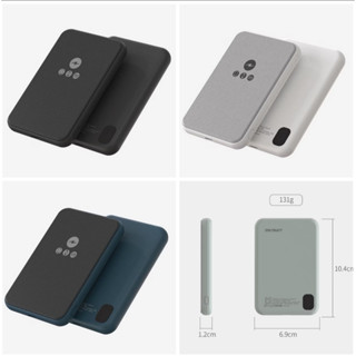 「Fiona選品」 POLYBATT-石墨烯 磁吸三用無線行動電源-5000mAh