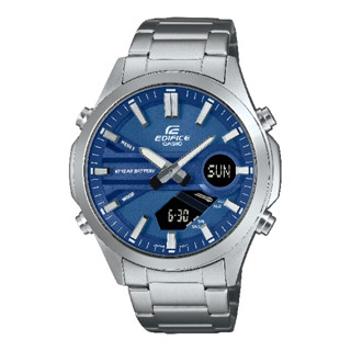 CASIO 卡西歐 EFV-C120D-2A 解放自我精巧簡約指標數位雙顯手錶 藍面 45.5MM