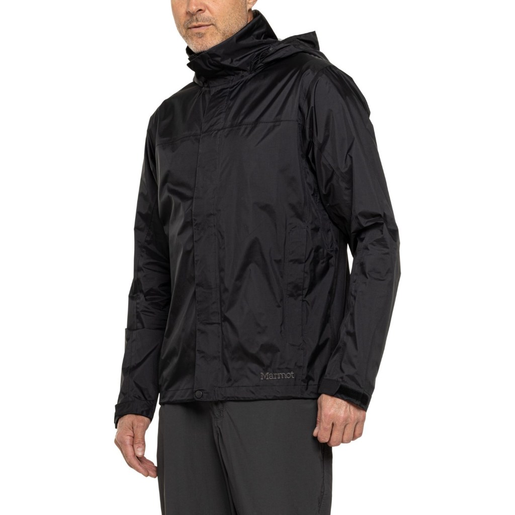 Marmot PreCip Eco Jacket 防水防風外套 輕量化雨衣~黑