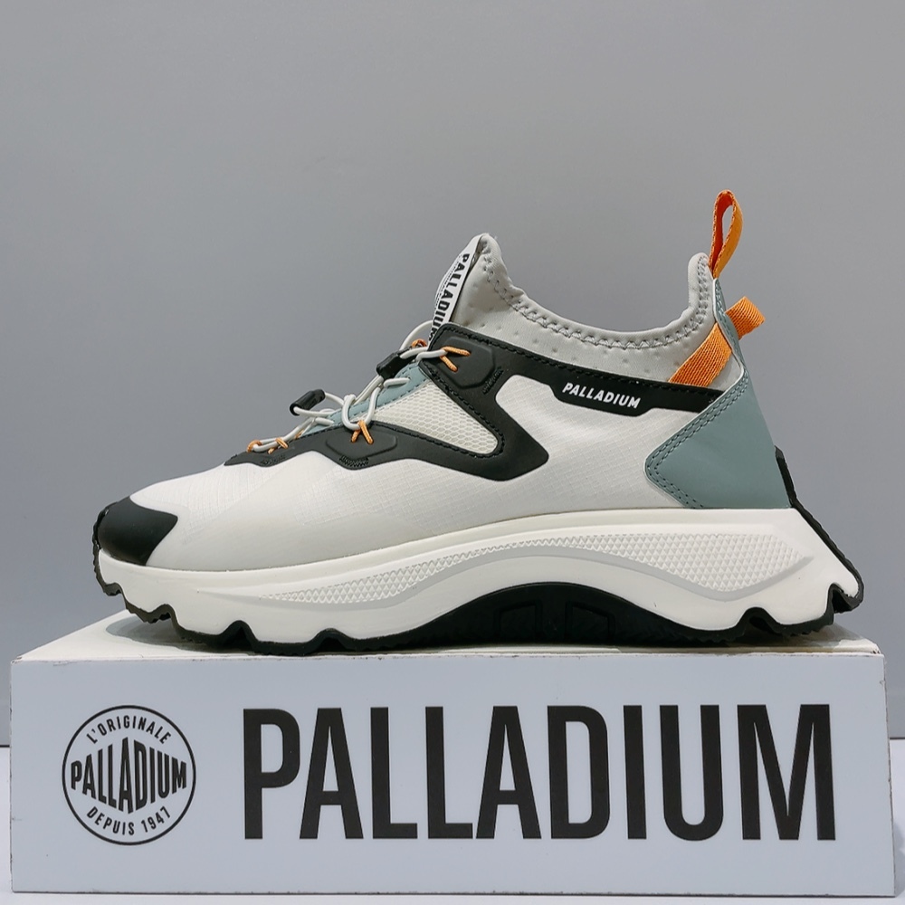 PALLADIUM 男生 白色 伸縮鞋帶 舒適 休閒鞋 09164-085