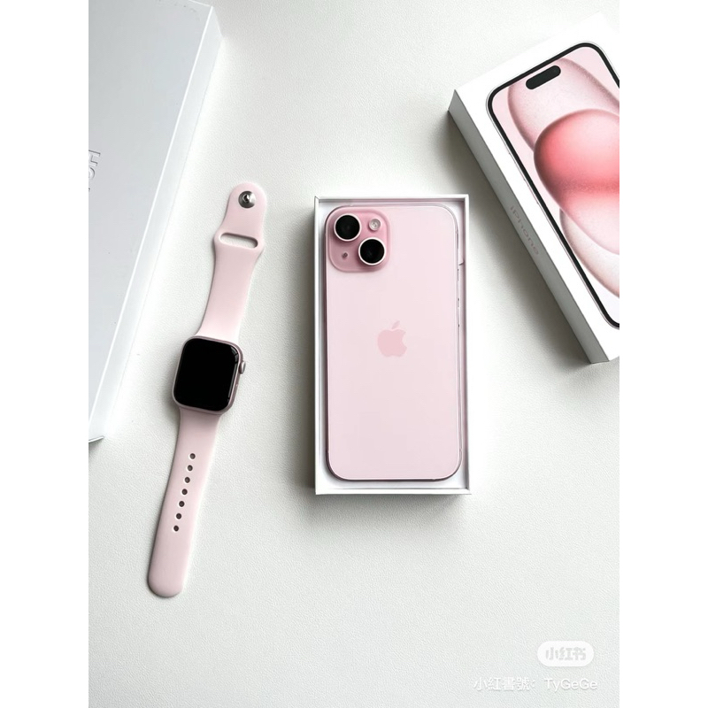 全新iphone15 plus 128G 粉色
