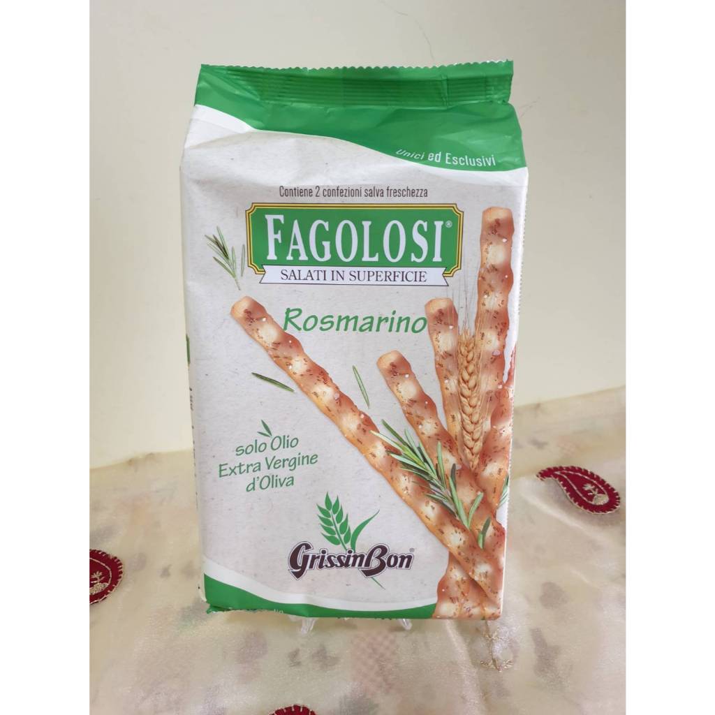 🇮🇹amo義大利代購🇮🇹 預購+現貨 義大利Fagolosi grissini 義式餐前麵包棒 迷迭香口味