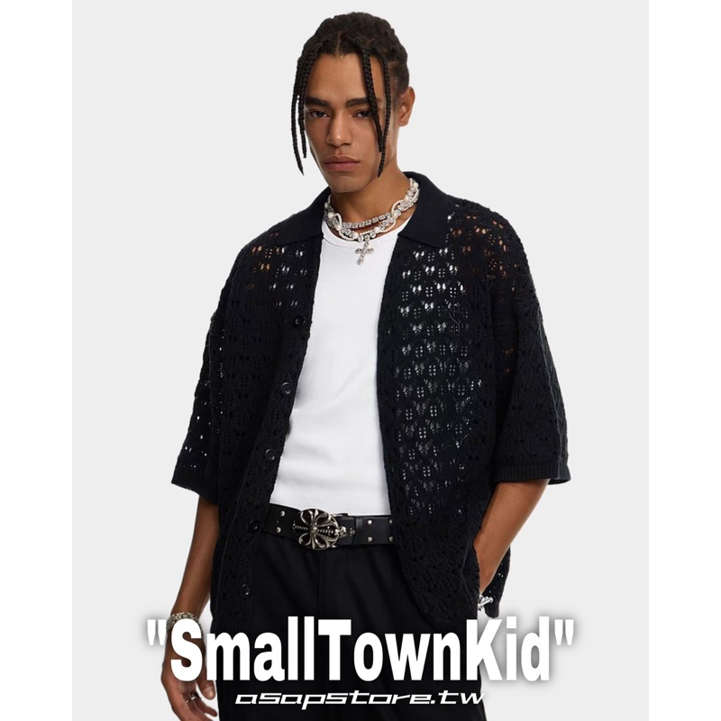 [A$AP STORE]STK SmallTownKid ”艾志恆Asen品牌” 鏤空透視 針織襯衫