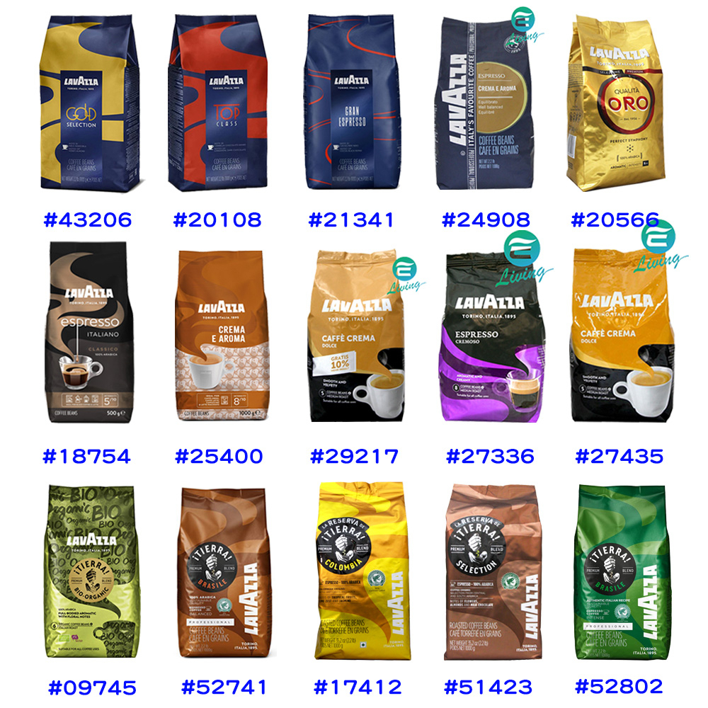 【易生活】LAVAZZA 金牌咖啡豆 500g / 1kg / 1.1kg 大包 黑咖啡 拿鐵 中烘焙 綠活 奶香 濃縮