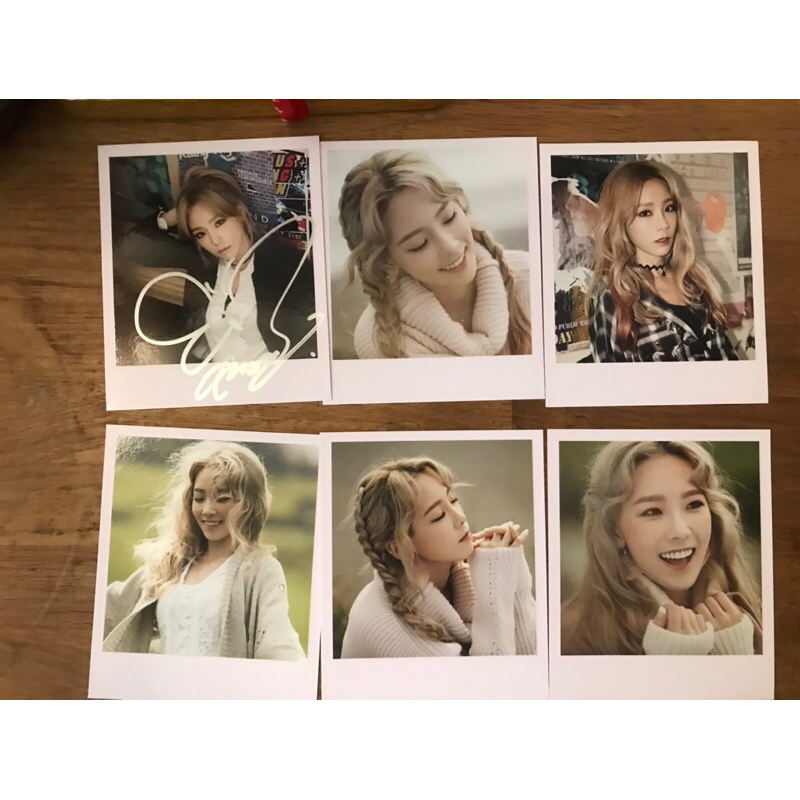 官方絕版 少女時代 金太妍 Taeyeon 親筆簽名《I》絕美Polaroid set(拍立得明信片)