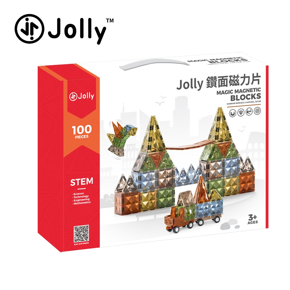 英國《Jolly》鑽面磁力片100片