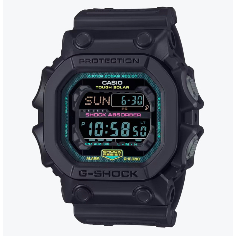 CASIO 卡西歐 G-SHOCK 經典款防衝擊太陽能手錶(GX-56MF-1)