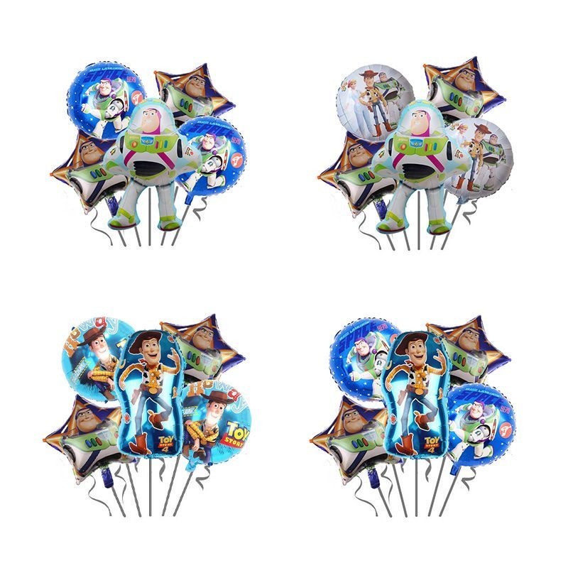【優惠】兒童卡通巴斯光年造型鋁膜氣球玩具總動員胡迪警長生日派對裝飾品