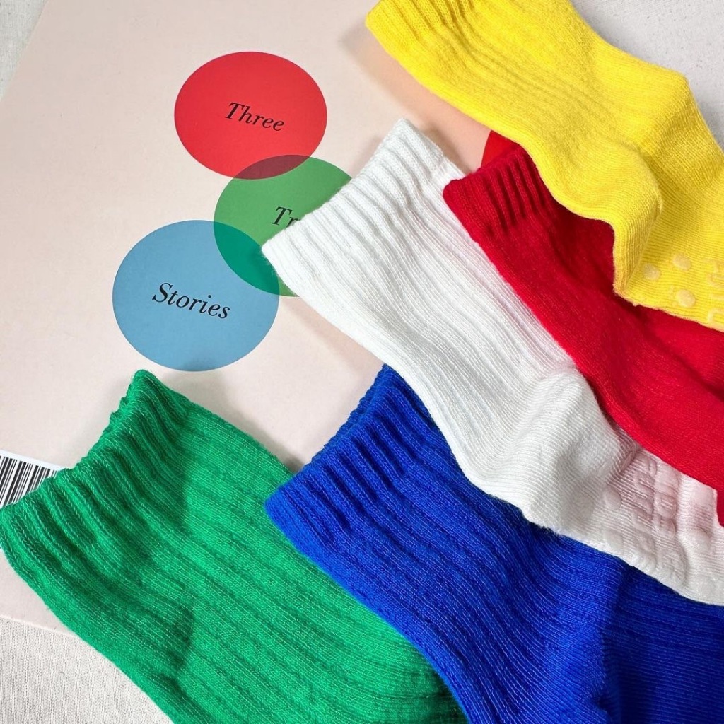 ◦現貨◦ 韓國製 兒童襪 彩虹糖果棉襪(5色) 12~22cm