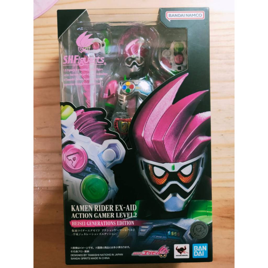 全新 S.H.Figuarts SHF 假面騎士 EX-AID 動作玩家 Level 2 非 無敵 genm 殭屍 飛采