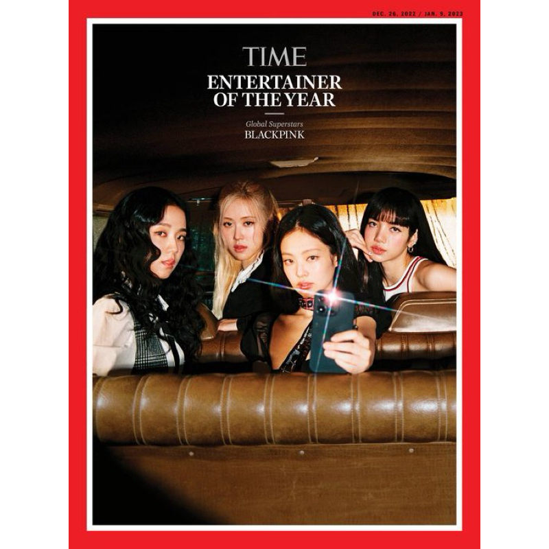 「絕版」TIME 時代週刊 BLACKPINK 附封面海報 雜誌近全新 Jisoo Lisa Jennie Rosé